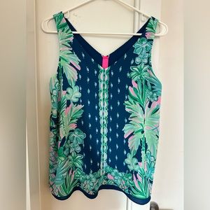 Lilly Pulitzer Florin Reversible Top Size XS